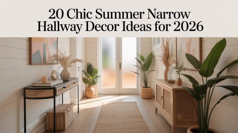 Summer Narrow Hallway Decor