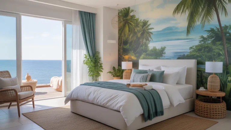 Summer Bedroom Feature Wall