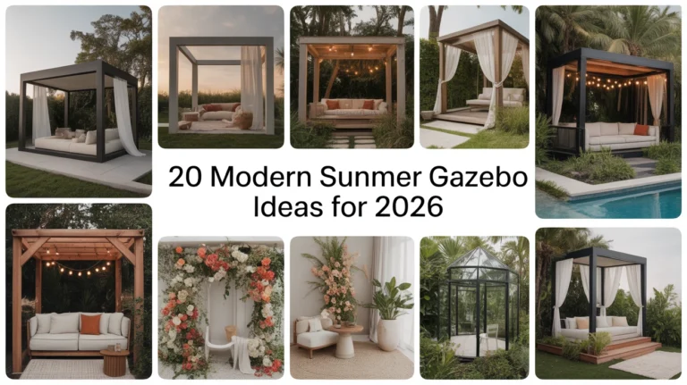 Modern Summer Gazebo Ideas