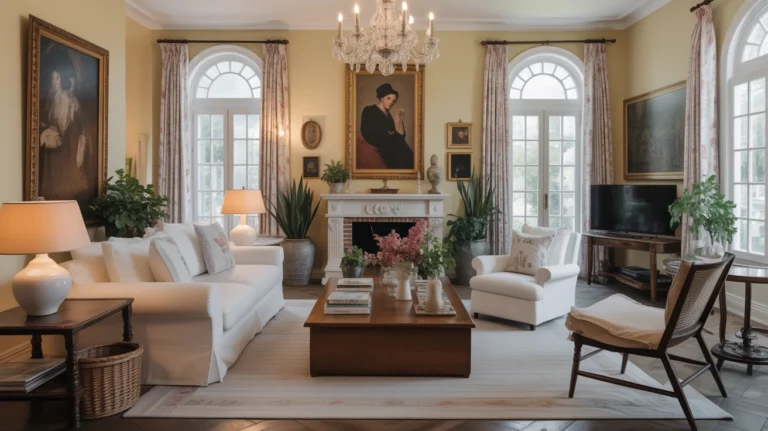 Old Money Summer Living Room