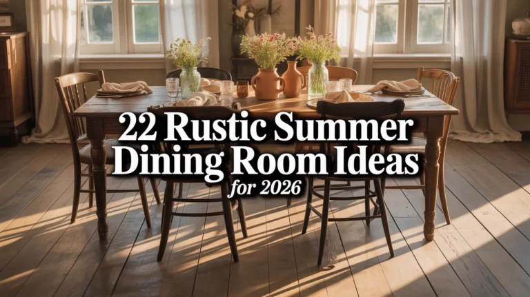 Rustic Summer Dining Room