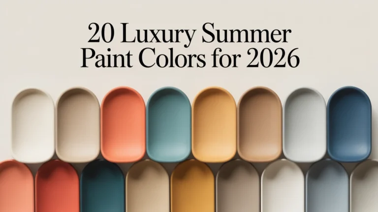 Luxury Summer Paint Colors