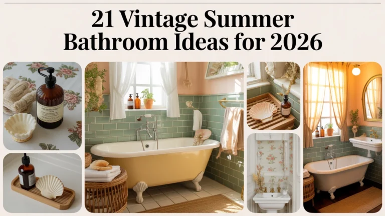 Vintage Summer Bathroom