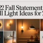 Fall Statement Wall Light