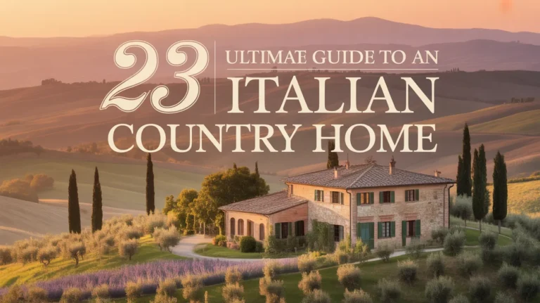 Italian Country Home