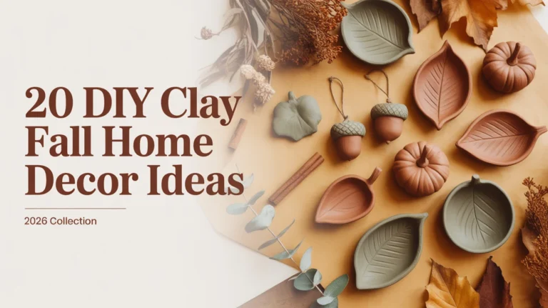 DIY Clay Fall Home Decor