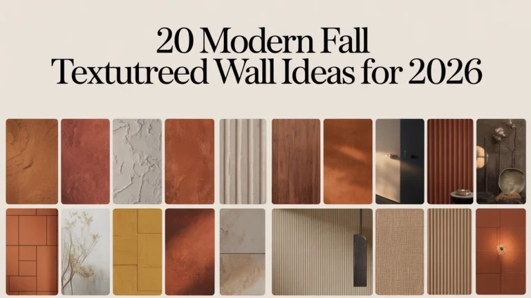 Fall Textured Wall Ideas
