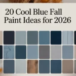 Cool Blue Fall Paint