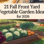 Fall Front Yard Vegetable Garden