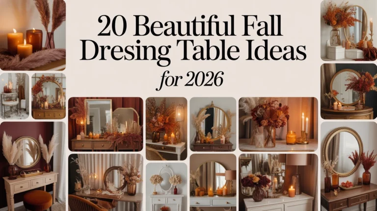 Fall Dressing Table Ideas