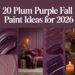 Plum Purple Fall Paint Ideas