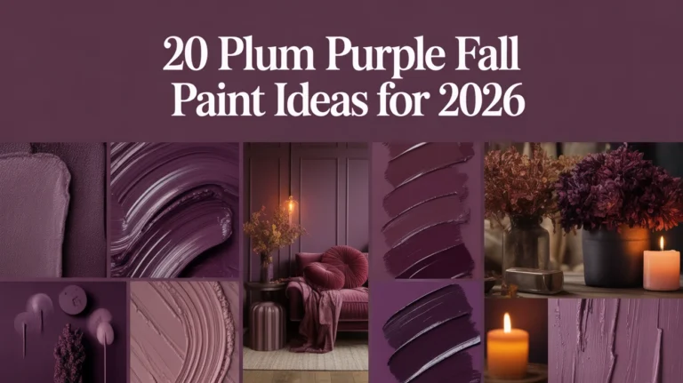 Plum Purple Fall Paint Ideas