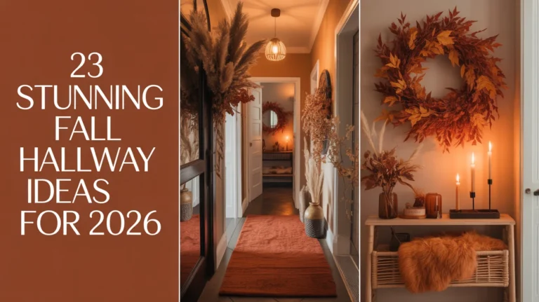 Stunning Fall Hallway Ideas