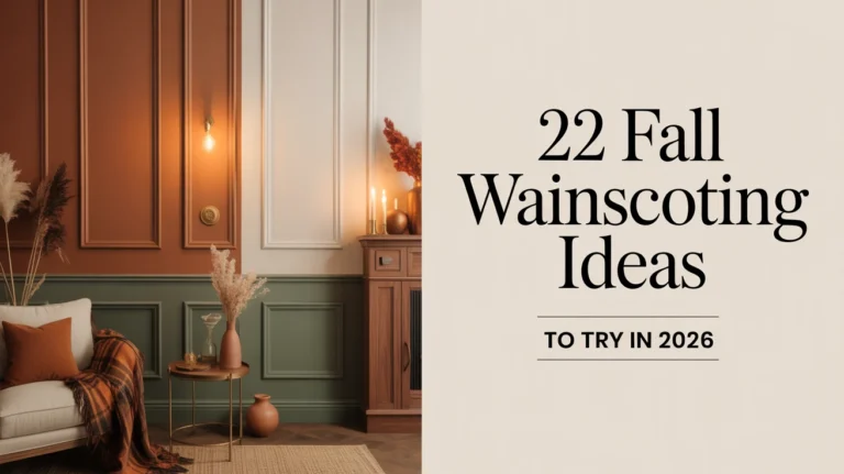 Fall Wainscoting Ideas