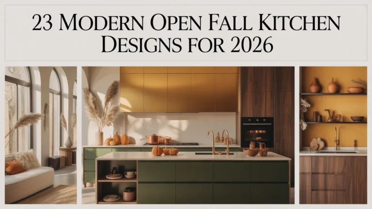 Open Fall Kitchen Designs