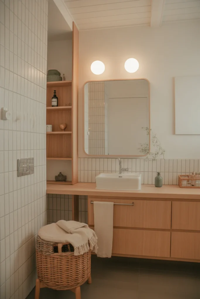 Japandi Bathroom Serenity