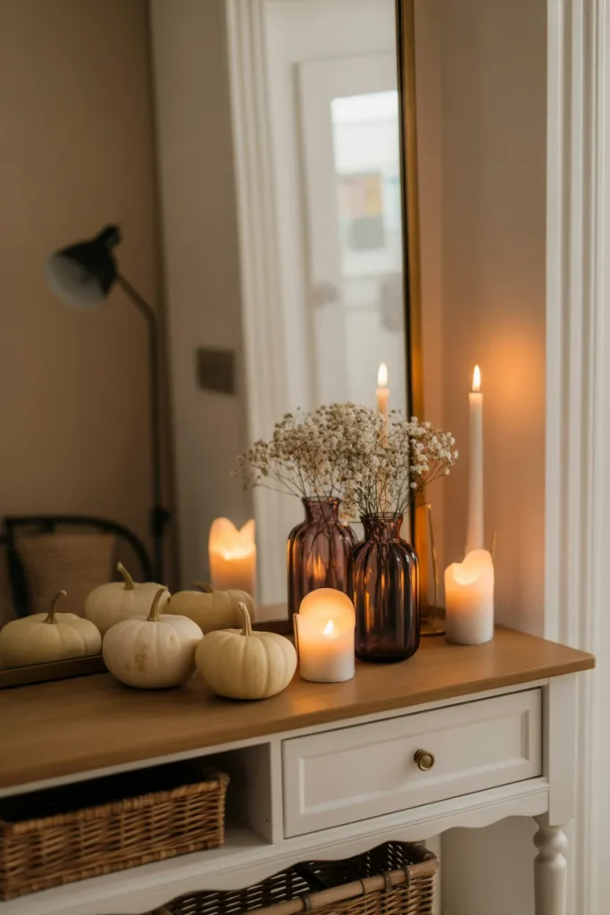 Entryway Table Decor Styling
