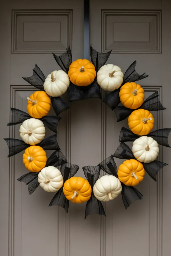 Easy DIY Halloween Decorations Wreath