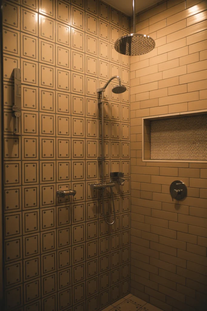 Design Bathroom Ideas Tile Feature
