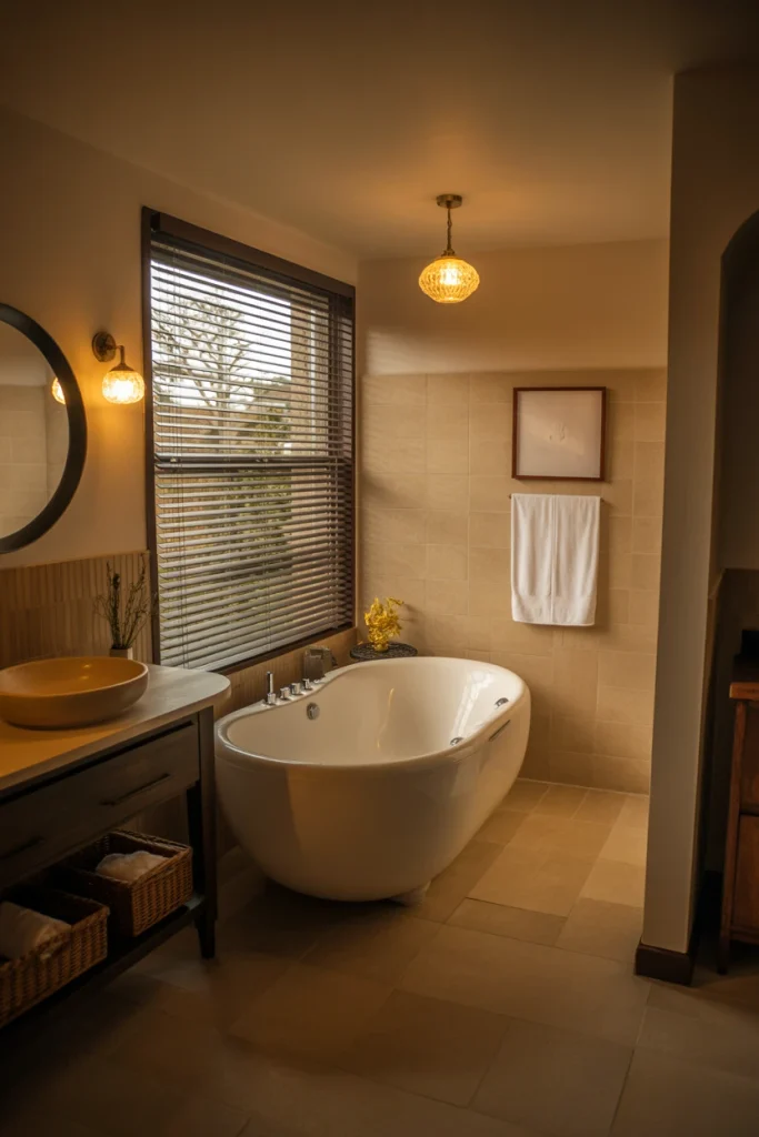 Jacuzzi Tub Bathroom Centerpiece