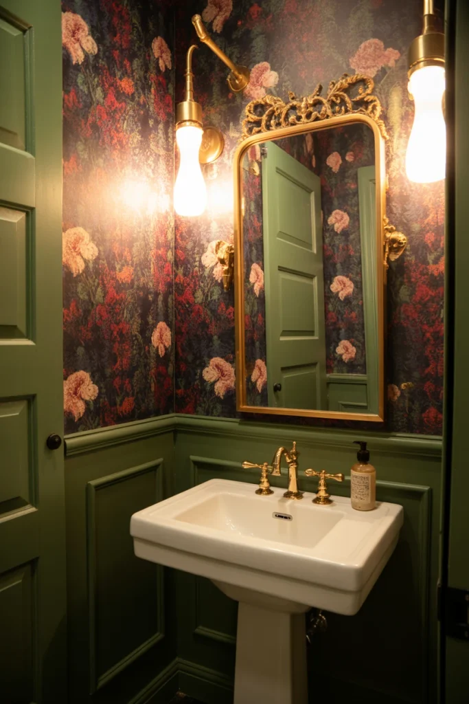 Elegant Powder Room Styling