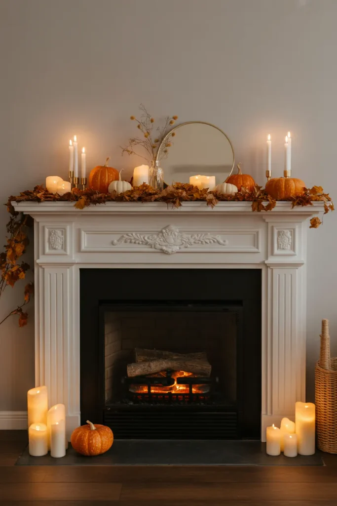Halloween Decorations Mantel Display