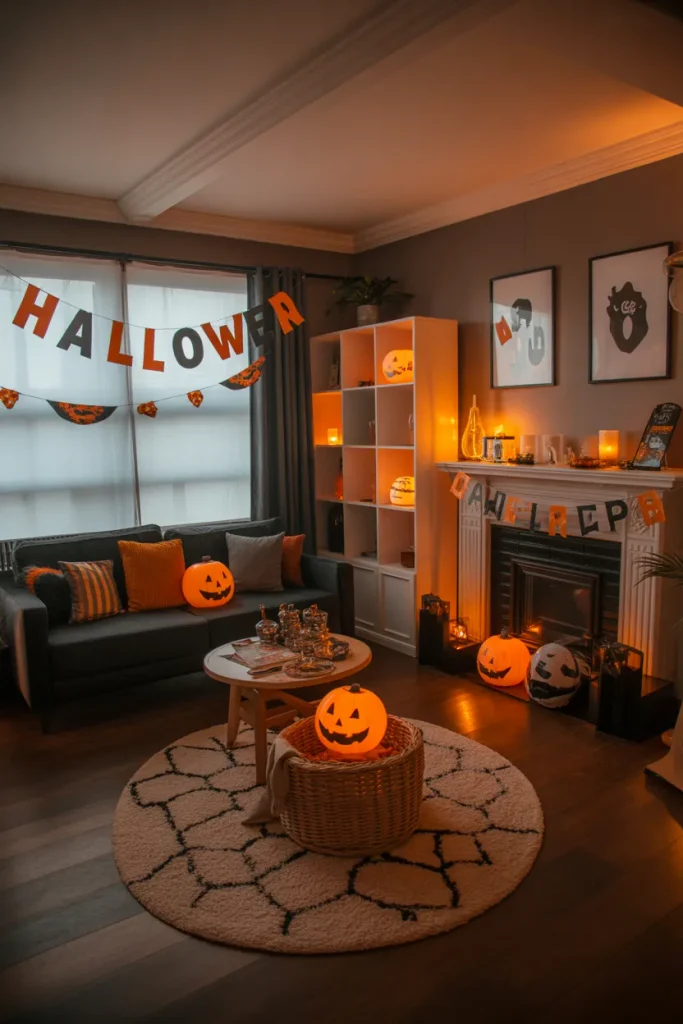 Halloween Party Setup