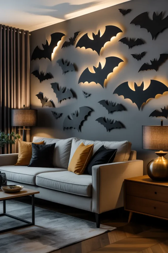 Stylish Bat Wall Statement