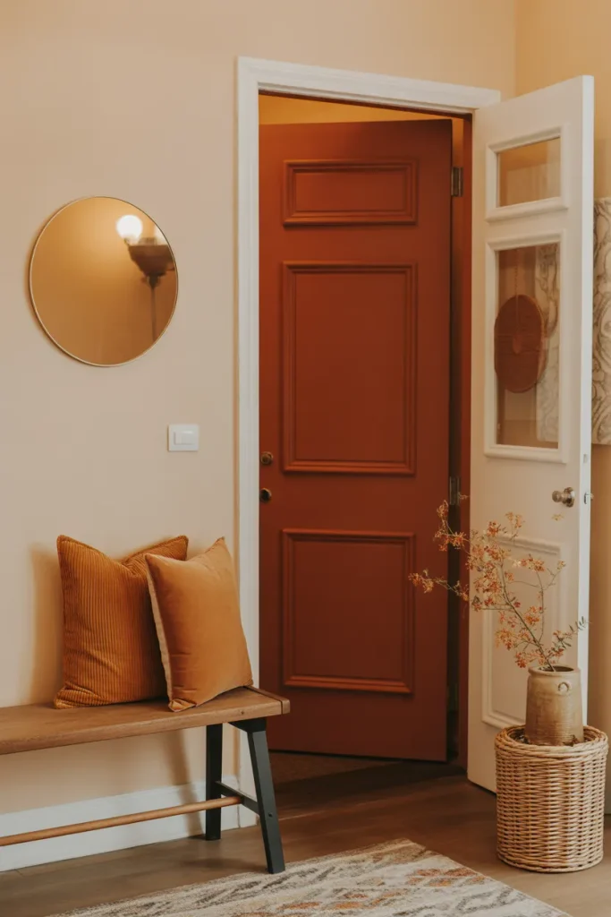 Warm Colour Palette Entryway