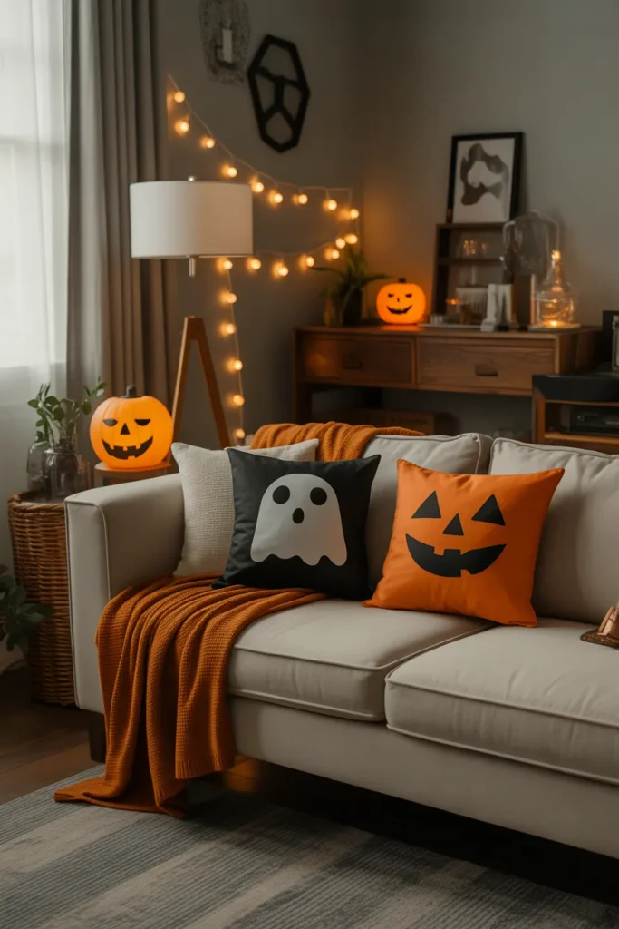 Easy DIY Halloween Pillow Covers