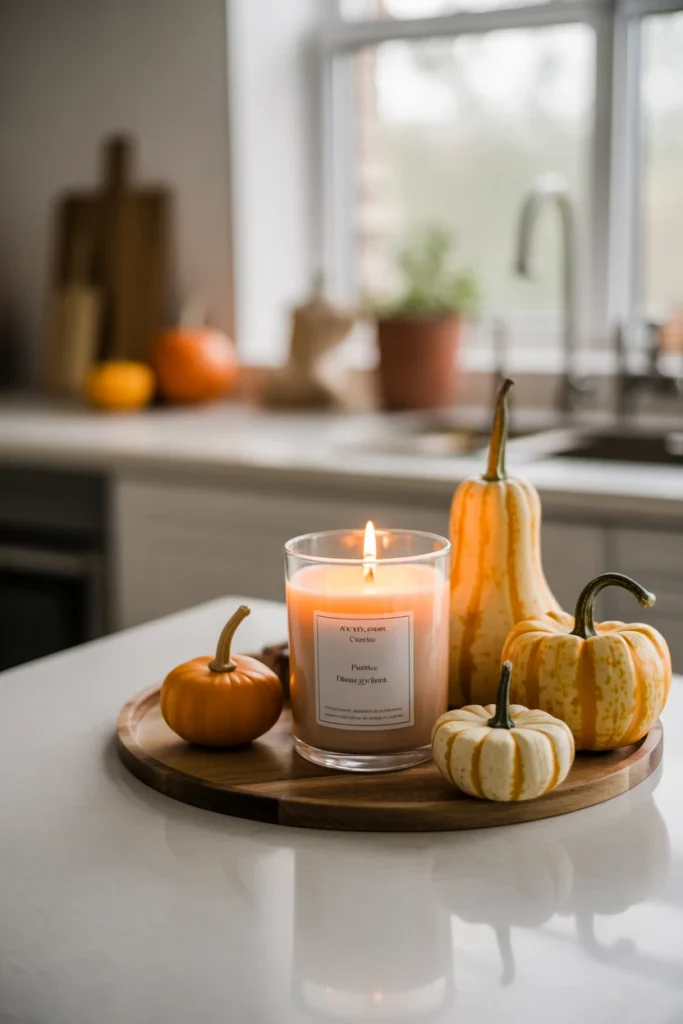Pumpkin Spice Kitchen Corner