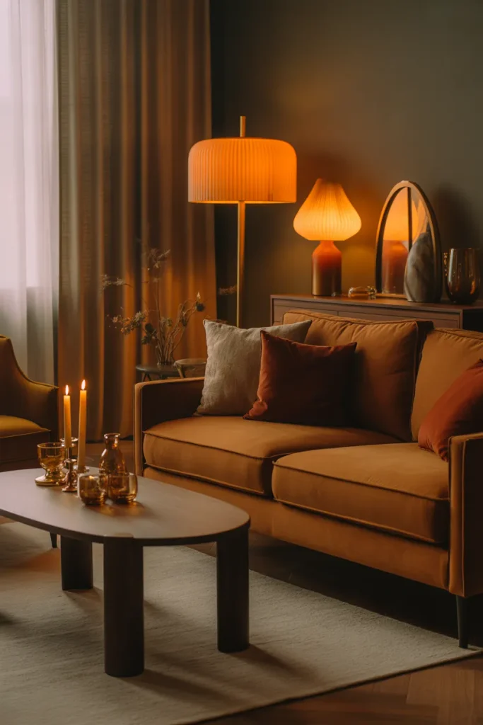 Amber Accent Lighting