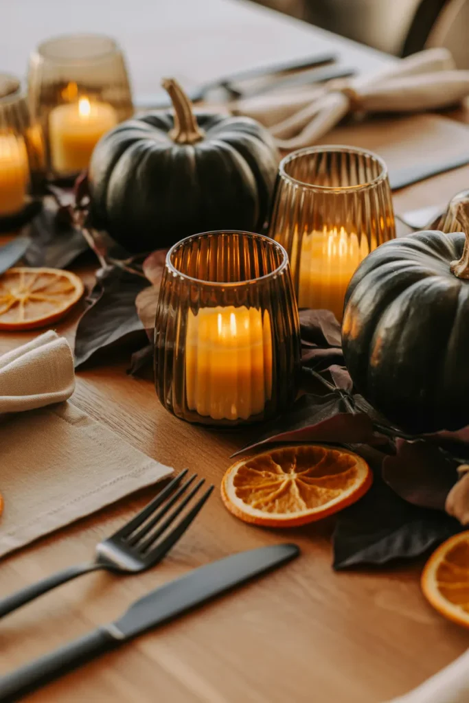 Amber Glass Votives