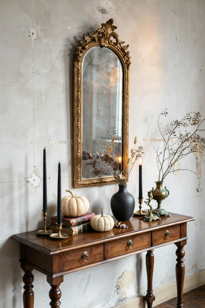 Antique Mirror Vignette