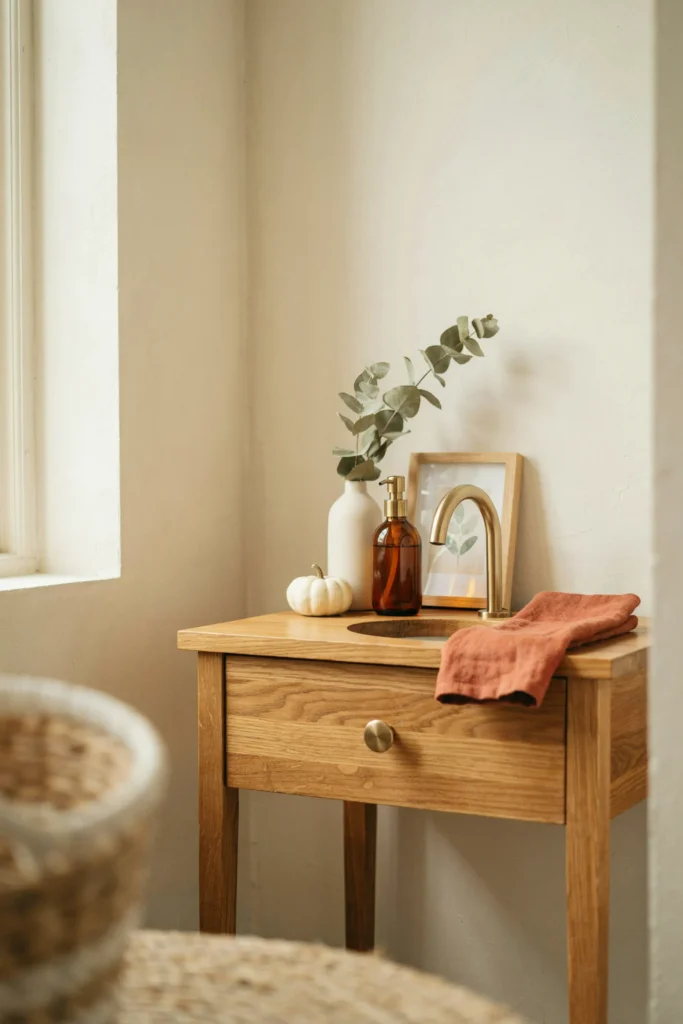 21 Fall Decorating Ideas for Small Homes That Wow Now 22 Autumn Bathroom Touches