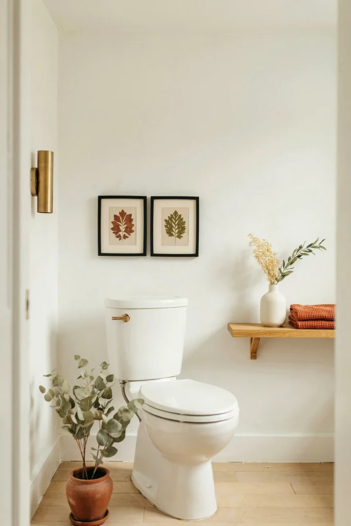 20 Fall Bathroom Decor Ideas for a Cozy Autumn Glow 14 Autumn Botanical Prints