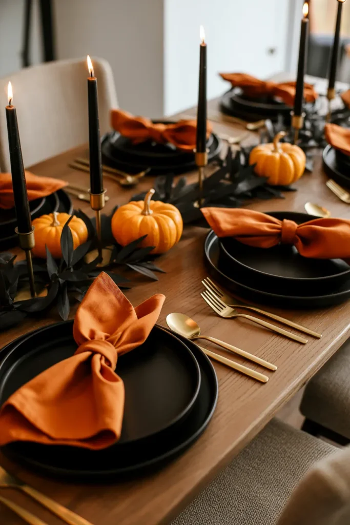 Black And Orange Contrast