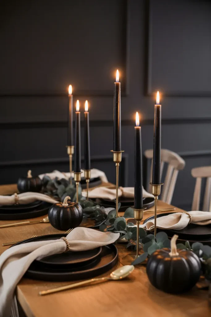 Black Candle Cluster