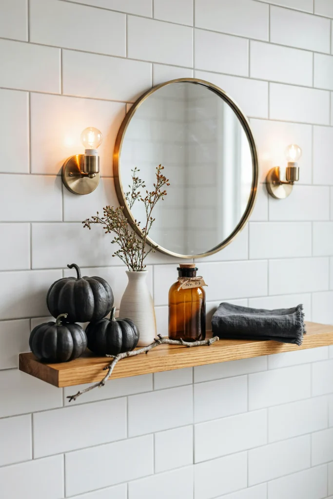 Black Pumpkin Shelf
