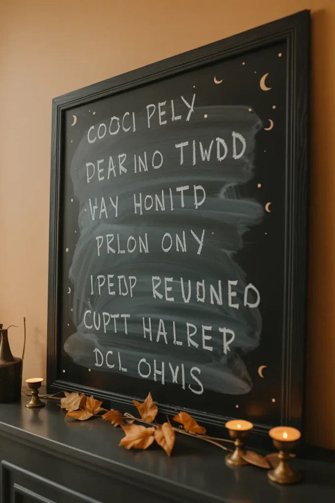 Blackboard Spell Wall