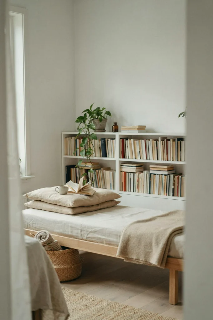 22 Daybed Ideas for Small Spaces You'll Truly Adore 11 Bookcase Backrest Daybed