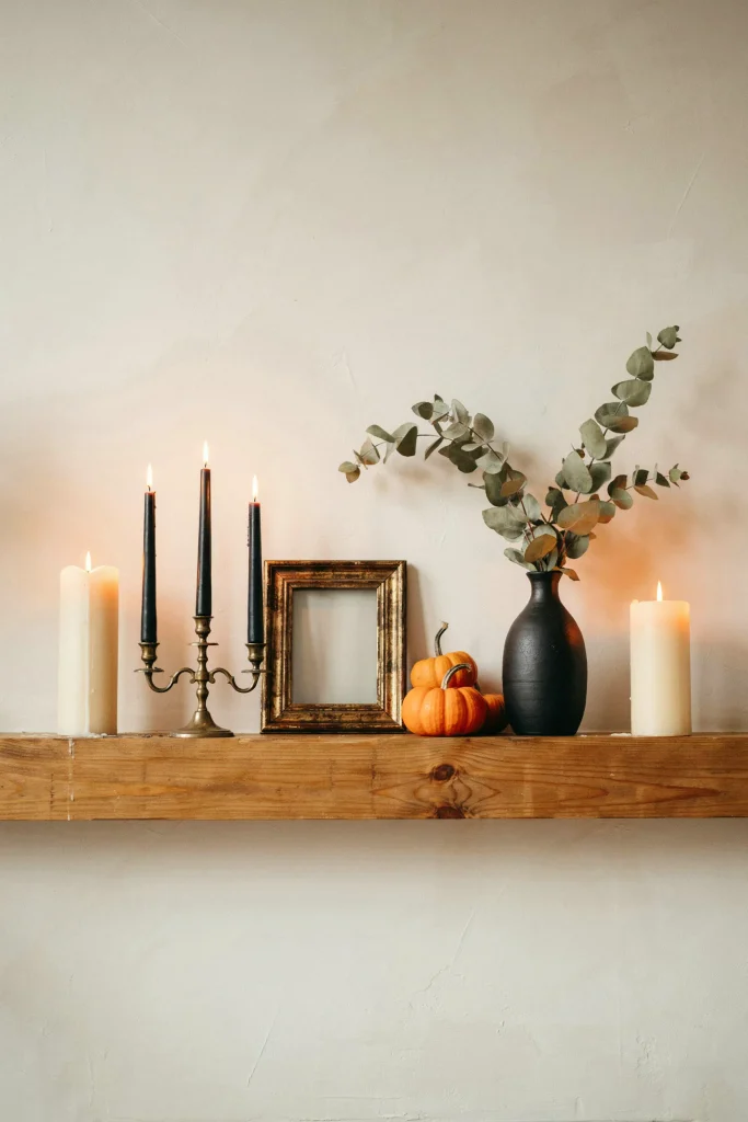 Candlelit Mantel Glow
