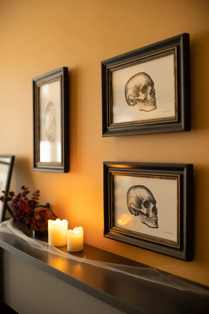 Candlelit Skull Frames