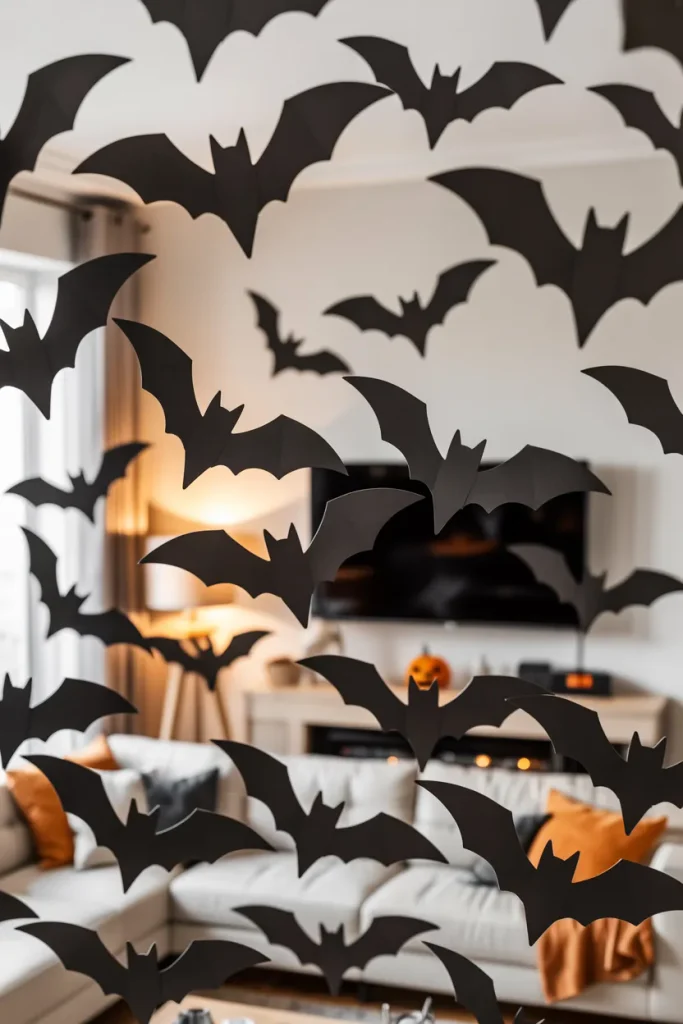 Cardboard Bat Wall