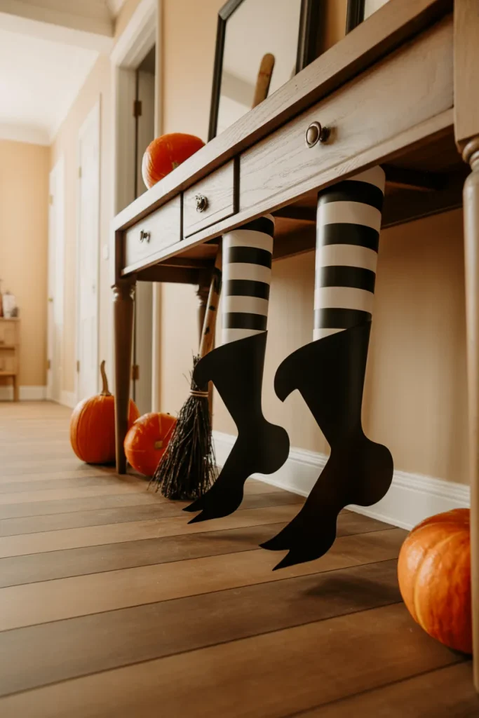 Cardstock Witch Feet