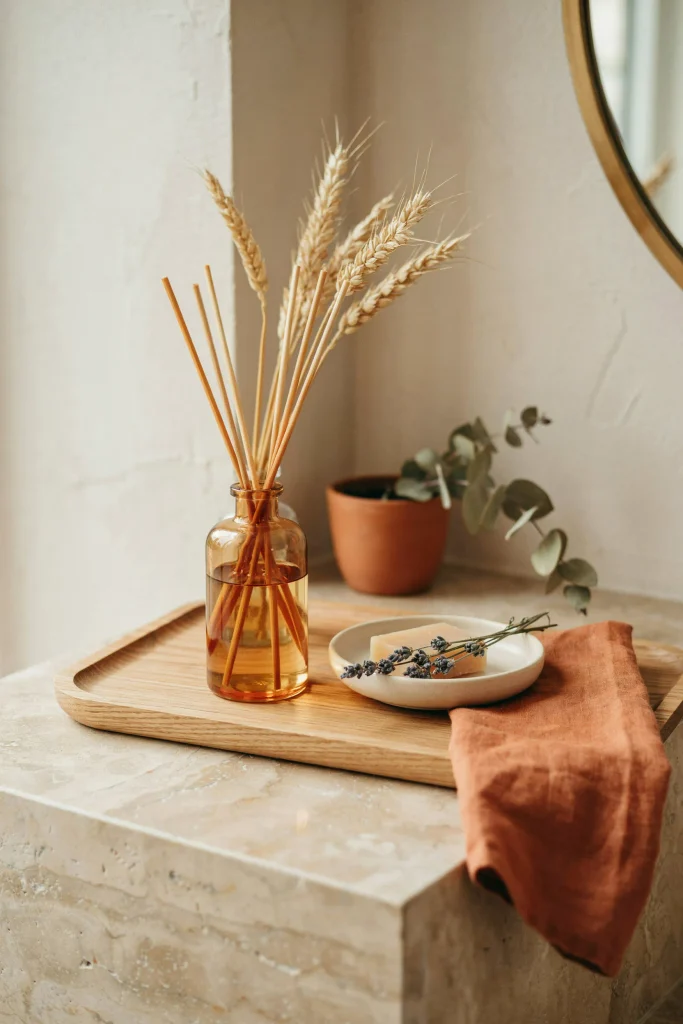 20 Fall Bathroom Decor Ideas for a Cozy Autumn Glow 15 Cinnamon Reed Diffuser