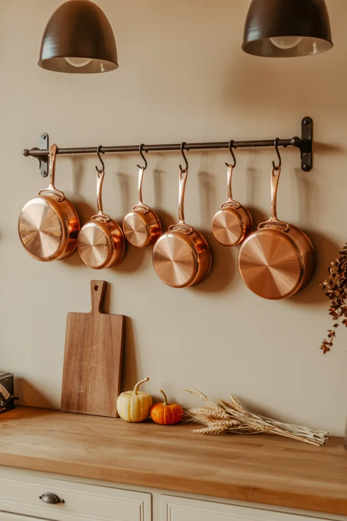 Copper Cookware Display