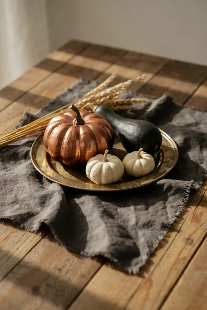 Copper Pumpkin Cluster