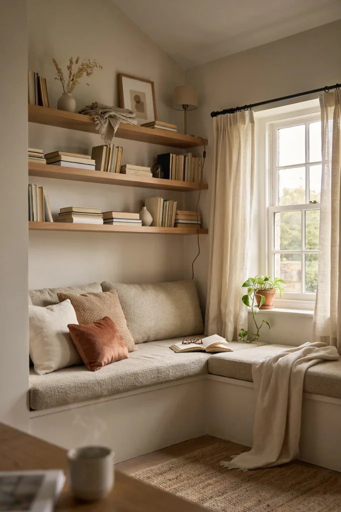 24 Bookshelf Ideas for Small Spaces That Wow 12 Corner Book Nook