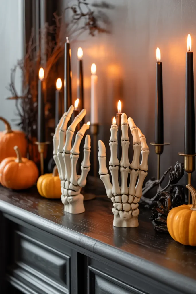 Creepy Hand Candle Holders